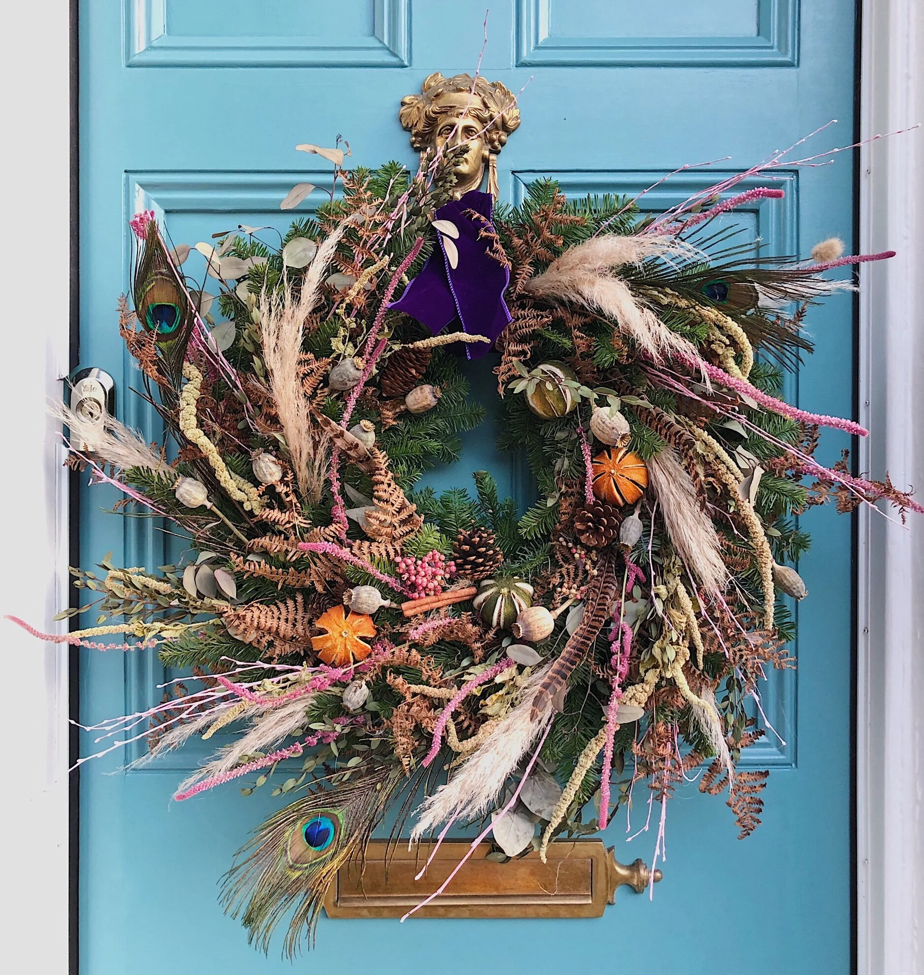 風を纏うダイナミックな竜巻リース dried wreath ドライフラワー 風を纏う 風を纏う ダイナミックな柳の竜巻リース ドライフラワー